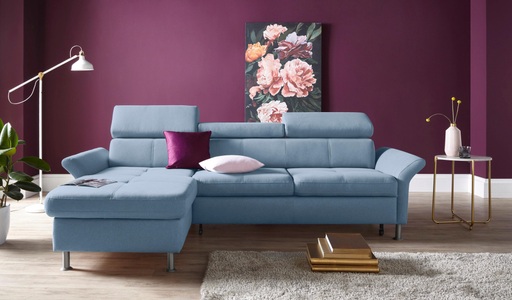 exxpo - sofa fashion Ecksofa, inkl. Kopf- bzw. Rückenverstellung, wahlweise mit Bettfunktion und Bettkasten