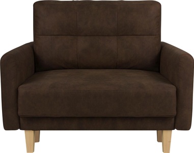 HOME AFFAIRE, Home affaire Sessel »Triplo«, mit Steppung im Rückenkissen, Home affaire Sessel »TRIPLO Relaxsessel mit Wellenunterfederung, Masse B/T/H: 95/100/89 cm«, Polstersessel mit Steppung im Rückenkissen, hohe Qualität