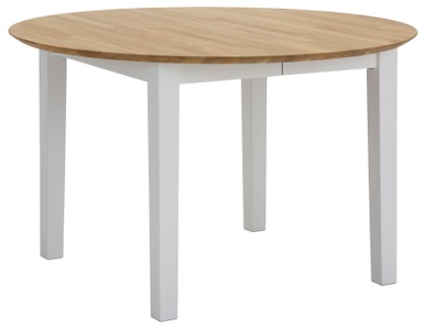 HOME AFFAIRE, Home affaire Esstisch »Time«, Durchmesser 120 cm, mit Auszugsfunktion, Home affaire Esstisch »Time Massivholz FSC Holztisch«, Durchmesser 120 cm, mit Auszugsfunktion, Küchentisch, Bestseller