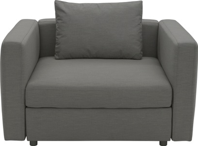 DOMO collection Sessel »Solskin, individuell erweiterbar«, Formschön mit losem Sitz- und Rücken-Kissen.