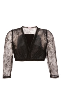 Marjo, MarJo Dirndlbluse »Kosima«, (1 tlg.), Damen, mit effektvollen Glitzernieten, 