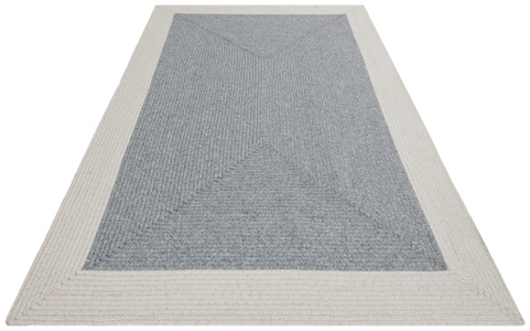 NORTHRUGS Teppich »Trenzado«, rechteckig, Flachgewebe, Hand-Made Look, robust, pflegeleicht