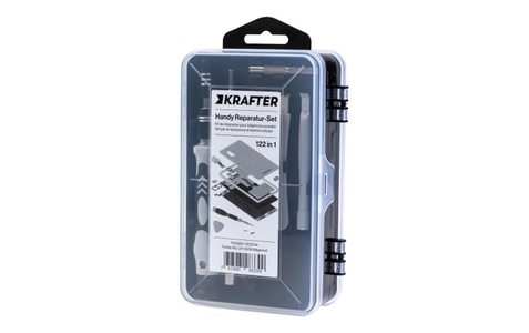 undefined, Multitool »122-teilig«, (122 St.), Krafter Werkzeug-Set 122-teilig