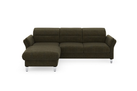 sit&more Ecksofa »Grenoble«, inklusive Federkern, wahlweise mit Bettfunktion, Bettkasten, Armteilverstellung und Kopfteilverstellung