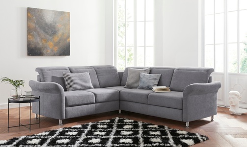 sit&more Ecksofa, inklusive Federkern, wahlweise mit Kopfteilverstellung, Bettfunktion und Schubladenstauraum