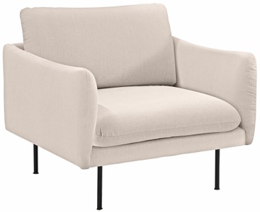 ANDAS, andas Sessel »Mavis«, mit losen Sitz- und Rückenkissen, skandinavischer Stil, 