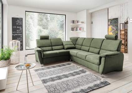 Home affaire Ecksofa »Pisa«, mit Bettfunktion und Bettkasten