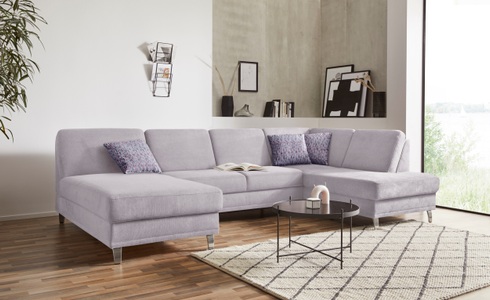 sit&more Wohnlandschaft »Clio V«, wahlweise mit Bettfunktion und Bettkasten, inklusive Federkern