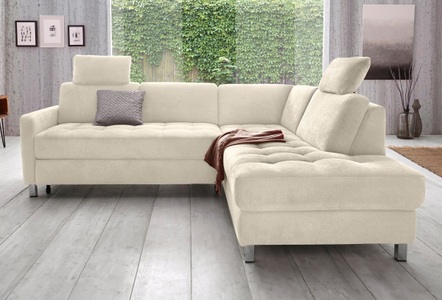 SIT&MORE, sit&more Ecksofa, sit&more Ecksofa »Pablo L-Form«, wahlweise mit Bettfunktion