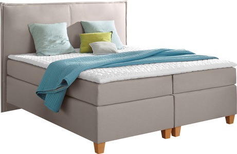 HOME AFFAIRE, Home affaire Boxspringbett »Houssay«, inkl. Topper, 5 Breiten, 2 Härtegraden auch in Überlänge 220 cm, Home affaire Boxspringbett »Houssay«, inkl. Topper, 5 Breiten, 2 Härtegraden auch in Überlänge 220 cm
