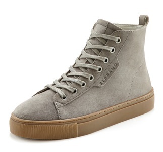 ELBSAND, Elbsand Stiefelette, Sneaker High-Top zum Schnüren aus weichem Leder im Casual-Look, 