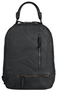 SAMANTHA LOOK, Samantha Look Cityrucksack, echt Leder, Made in Italy, Samantha Look Cityrucksack, echt Leder, Made in Italy