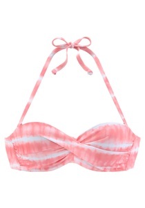 S.Oliver, s.Oliver Bügel-Bikini-Top »Enja«, mit Batikdruck und Wickeloptik, s.Oliver Bügel-Bikini-Top »Enja«, mit Batikdruck und Wickeloptik