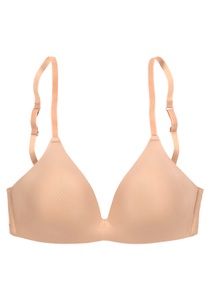LASCANA Push-up-BH, ohne Bügel, mit eingearbeitetem Polster im Untercup, Basic-BH