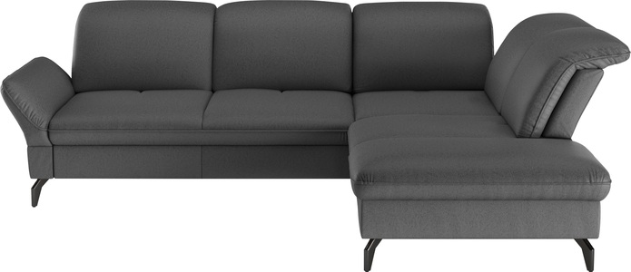 SIT&MORE, sit&more Ecksofa, Wahlweise mit Bett-, Kopfteil - und Armlehnfunktion, sowie Stauraum, sit&more Ecksofa »Leandro L-Form« Wahlweise mit Bett-, Kopfteil - und Armlehnfunktion, sowie Stauraum