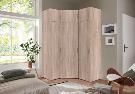 Wimex, Wimex Schranksystem »Münster«, (Spar-Set, 6tlg: Eckschrank+ 2 Schränke 40cm und 50cm breit+ 3 Aufsatzmodule), Mehrzweckschrank, Wimex Schranksystem »Münster«, (Spar-Set, 6tlg: Eckschrank+ 2 Schränke 40cm und 50cm breit+ 3 Aufsatzmodule), Mehrzweckschrank