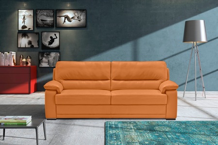 Egoitaliano, Egoitaliano 2,5-Sitzer »Doris«, Egoitaliano 2,5-Sitzer »Doris, modernes Designersofa, Ledersofa mit erstklassiger Sitzqualität« edle Detailverarbeitung, perfekte Polsterung, aus hochwertigem Leder