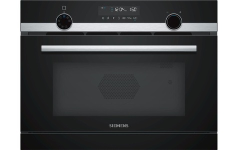 Siemens, Siemens CP565AGS0 Mikrowelle Edelstahl, Siemens iQ500, Einbau-Mikrowelle mit Dampfgarfunktion, 60 x 45 cm, Edelstahl, CP565AGS0