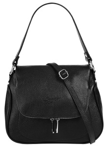 SAMANTHA LOOK, Samantha Look Umhängetasche, (1 tlg.), echt Leder, Made in Italy, Samantha Look Umhängetasche, echt Leder, Made in Italy