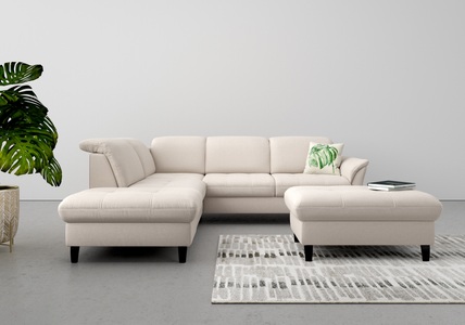 sit&more Ecksofa, wahlweise mit Kopfteilverstellung, Bettfunktion und Stauraum