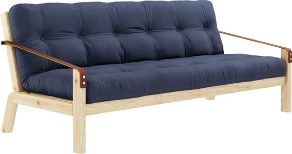Karup Design, Karup Design Schlafsofa »Poetry«, (Set, 3 St.), Mit Holzstruktur, inkl. Futonmatratze, Liegefläche 130x190 cm, 