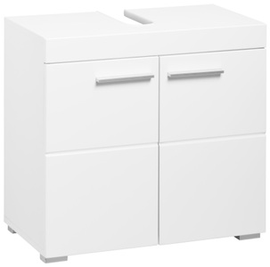 Trendteam, INOSIGN Waschbeckenunterschrank »Avena«, Höhe 56 cm, Badezimmerschrank mit 2 Türen und Aussparung, INOSIGN Waschbeckenunterschrank »Avena«, Waschtisch mit 2 Türen - Aussparung 26/8 cm - (B/T/H) 60/34/56 cm