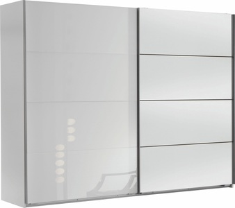 Wimex, Wimex Schwebetürenschrank »Easy«, mit Glas und Spiegel, Wimex Schwebetürenschrank »Easy«, mit Glas und Spiegel