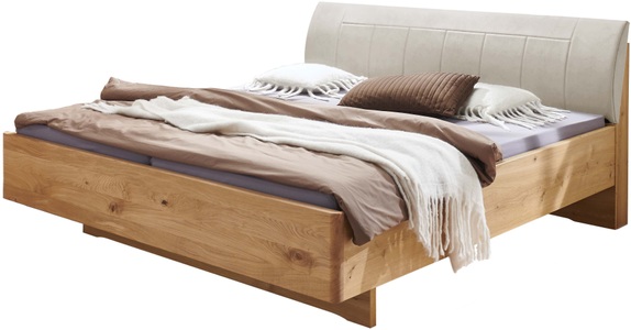 Wiemann, WIEMANN Holzbett »Cardiff, Bettgestell, Bettrahmen, teilmassiv, mit Polsterkopfteil« Belastbarkeit 110/220 Kg, 4-fache höhenverstellbar, MADE IN GERMANY, Fussteil aus Massivholz, verschiedene Grössen, WIEMANN Holzbett »Cardiff, Bettgestell, Bettrahmen, teilmassiv, mit Polsterkopfteil« Belastbarkeit 110/220 Kg, 4-fache höhenverstellbar, MADE IN GERMANY, Fussteil aus Massivholz, verschiedene Grössen