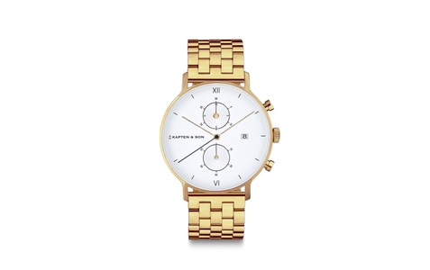Kapten & Son, Uhr 'Small Chrono Steel', 