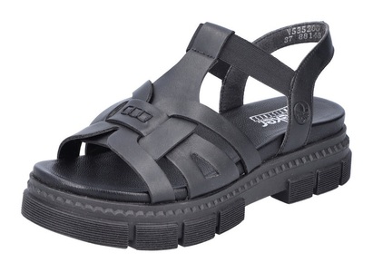 Rieker, Rieker Sandale, im modernen Look, G-Weite, 