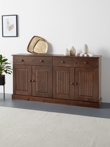 Home affaire Sideboard »Liotta«, mit 2 Schubkasten u. 2 verstellbare Einlegeböden, massives Kiefernholz
