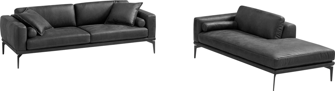 Egoitaliano, Egoitaliano Polstergarnitur »Masu«, Höhe der Rückenkissen und Sitztiefe verstellbar, 3 Rollkissen, Egoitaliano Polstergarnitur »Masu, Design trifft sensationellen Sitzkomfort«, Höhe der Rückenkissen und Sitztiefe verstellbar, 3 Rollkissen