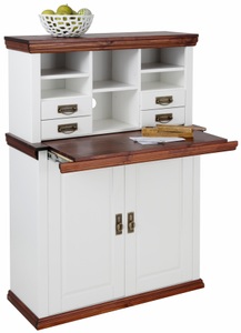 HOME AFFAIRE, Home affaire Sekretär »Konrad«, Home affaire Sekretär »Konrad«, Schreibtisch aus Massivholz, mit viel Stauraum, B89 x H122 cm