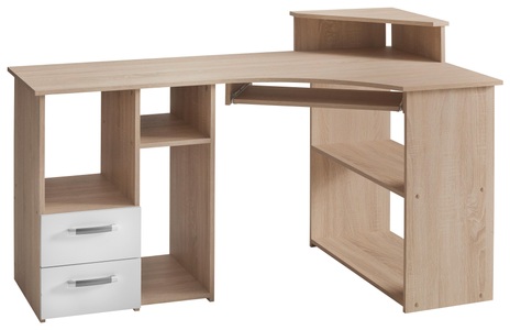 undefined, Schreibtisch »Sam«, Breite 137 cm, mit Tastaturauszug und Towerfach, VOGL Möbelfabrik Schreibtisch »Sam«, Breite 137 cm, mit Tastaturauszug und Towerfach