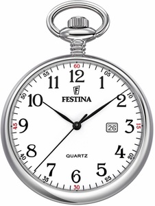 Festina, Festina Taschenuhr »F2019/1« (Set, 2 tlg.), Festina F2019/1 Taschenuhr