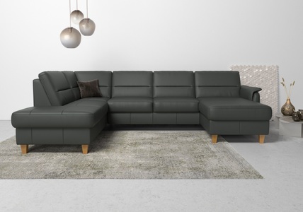 Home affaire Wohnlandschaft »Palmera«, Federkern, wahlweise mit Bettfunktion und mit/ohne Stauraum