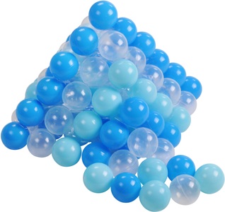 Knorrtoys, Knorrtoys® Bällebad-Bälle »soft blue + white«, (300), Knorrtoys® Bällebad-Bälle »soft Blue + white«, (300 St.), 300 Stück