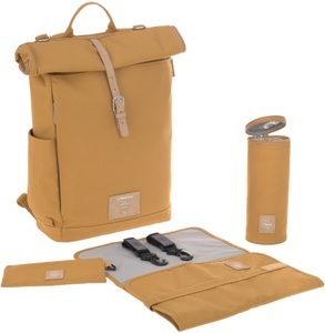 Lässig, Lässig Wickelrucksack GRE ROLLTOP (30x46x14) in curry, LÄSSIG Wickelrucksack Rolltop Backpack curry