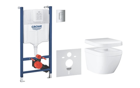 Grohe, Grohe Tiefspül-WC »Solido 5in1 mit Euro Keramik«, Grohe Tiefspül-WC »Solido 5in1 mit Euro Keramik«