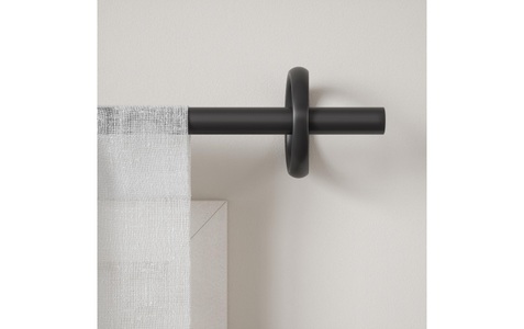 Umbra Vorhangstange »Ringlet 107 - 305 cm, Schwarz matt«