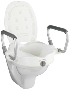 undefined, WC-Sitz Erhöhung mit Stützgriffen Secura, WC-Sitz Erhöhung mit Stützgriffen Secura