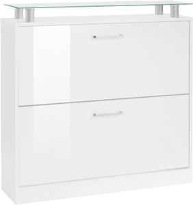 borchardt Möbel, borchardt Möbel Schuhschrank »Finn«, Breite 89 cm, mit Glasablage, borchardt Möbel Schuhschrank »Finn«, Breite 89 cm, mit Glasablage