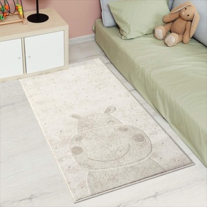 Carpet City Kinderteppich »MARA703«, rechteckig, Kinderzimmer Teppich Tiere Beige Spielzimmer