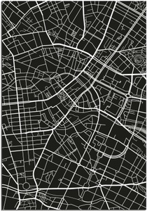 MySpotti, MySpotti Alu-Dibond-Druck »Artfix Streets of Berlin«, Städte, inkl. 3D-Magic Befestigungsset, MySpotti Alu-Dibond-Druck »Artfix Streets of Berlin«, Städte, inkl. 3D-Magic Befestigungsset