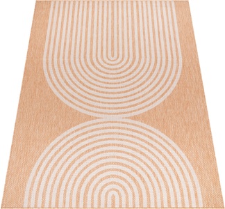 PACO HOME, Paco Home Teppich »Illusion 328«, rechteckig, Flachgewebe, Scandi Look, In- und Outdoor geeignet, Paco Home Teppich »Illusion 328«, rechteckig, 4 mm Höhe, Flachgewebe, Scandi Look, In- und Outdoor geeignet