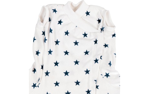 Zewi bébé-jou, ZEWI-FIX-Decke mit Gilet 70x140 navy Stars, ZEWI bébé-jou Babydecke »Decke«