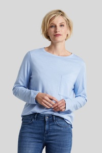 Bugatti, bugatti Rundhalsshirt, mit einer aufgesetzten Brusttasche, 