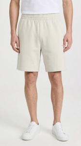 CALVIN KLEIN JEANS, Calvin Klein Jeans Sweatshorts Regular Fit, Logo-Badge, Seitentaschen