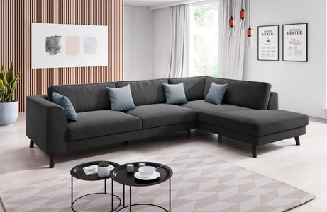 INOSIGN, INOSIGN Ecksofa »Laurentia«, mit 4 Zierkissen, Ottomane links oder rechts bestellbar, INOSIGN Ecksofa »Laurentia, L-Form«, mit 4 Zierkissen, Ottomane links oder rechts bestellbar