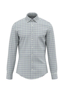 Seidensticker, seidensticker Businesshemd »Slim«, Slim Langarm Button-Down-Kragen Karo, seidensticker Businesshemd »Slim«, Slim Langarm Button-Down-Kragen Karo